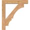 Ekena Millwork Balboa Block Smooth Bracket w/ Offset Brace, Western Red Cedar, 7 1/2"W x 42"D x 48"H BKT0806X42X48BOA05SWR - alternate 2